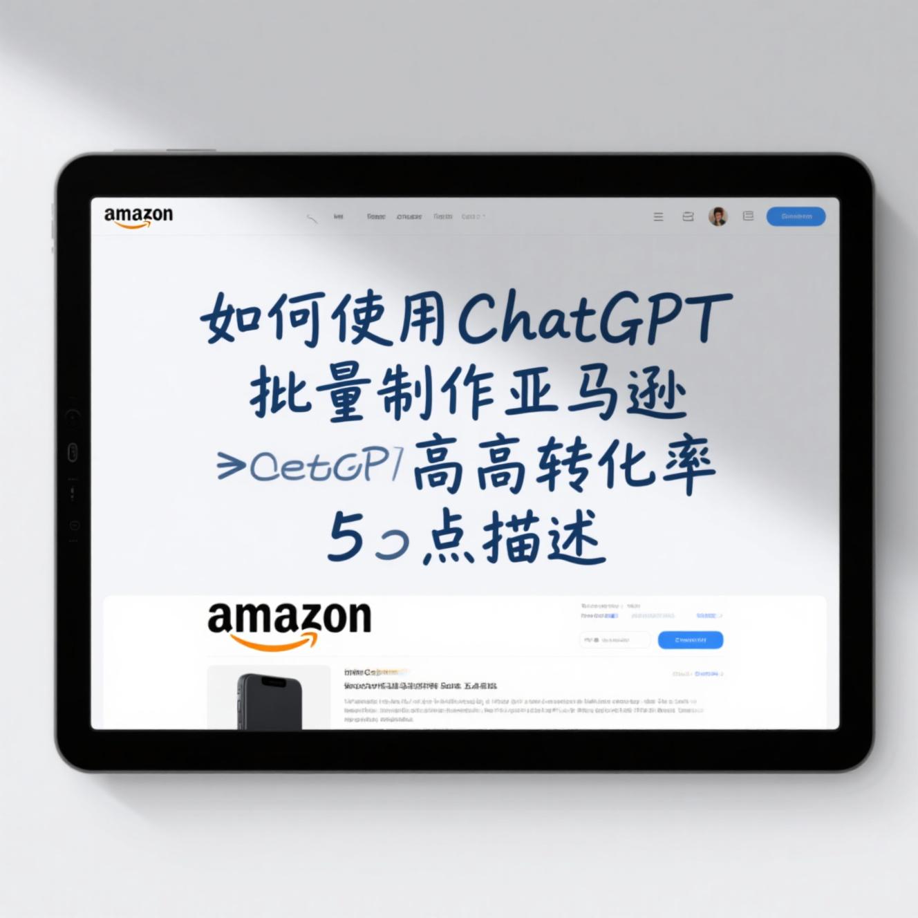 如何用ChatGPT批量打造亚马逊高转化率五点描述？CAIO Team实战分享
